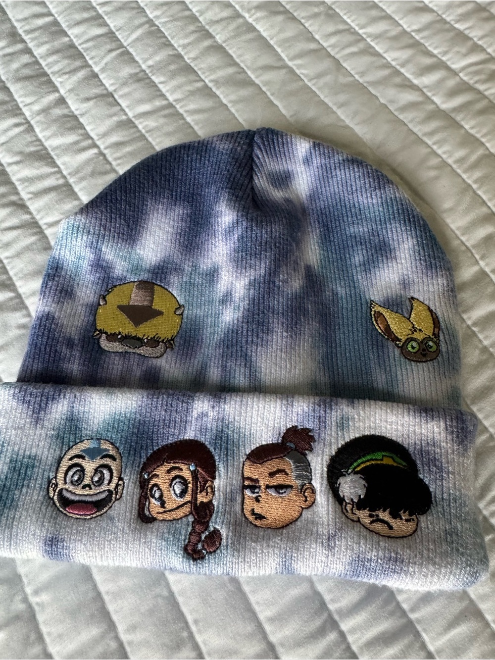 Avatar: The Last Airbender Tie-Dye Embroidered Beanie